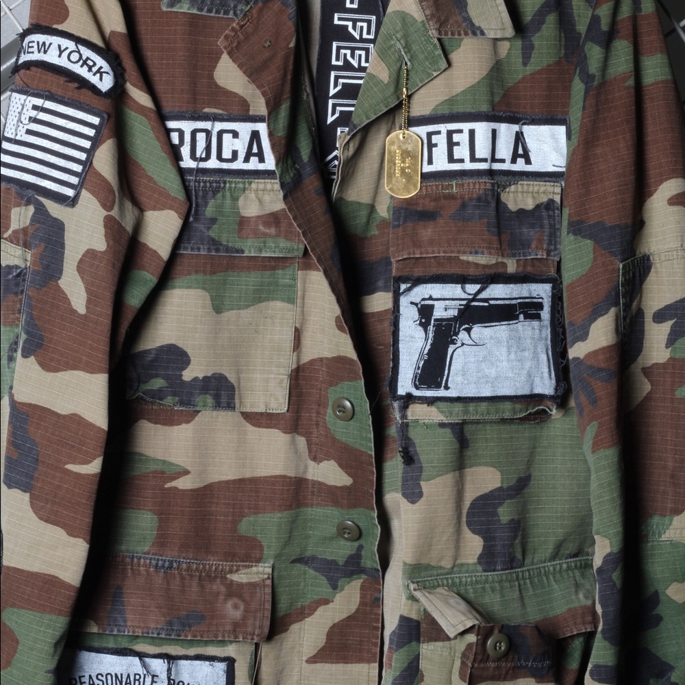 Madeworn x Jay z Fella Camo Jacket